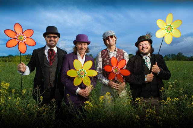 Four guys, sowing their seeds of love.