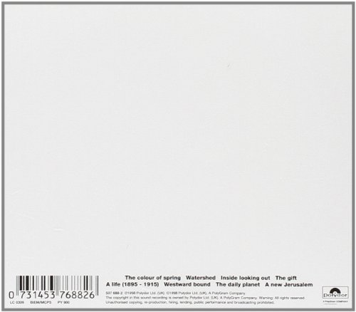 back of cd minimalism